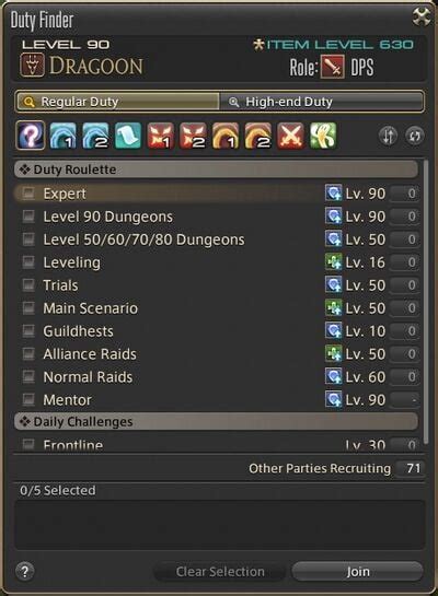 ff14 duty finder Another option is to play with the resolution settings of "Fullscreen Window" or "Borderless Window" or something to that effect